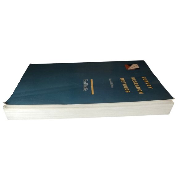 Survey Research Methods Second Edition Paperback Book Earl Babbie Vintage 1990 - Picture 5 of 15